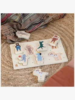 Sebra Knoppuslespil Teeny Toes/Busy Builders