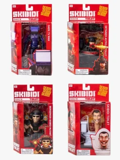 SKIBIDI TOILET Figurer Deluxe 15 cm, Blandet