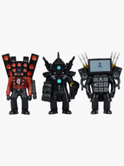 Skibidi Toilet Titan Collection Figursæt Series 1, 3-pak