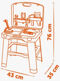 Smoby Black + Decker Bricolo Smart Arbejdsbænk