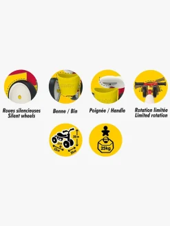 Smoby Mickey Rookie Gåcykel