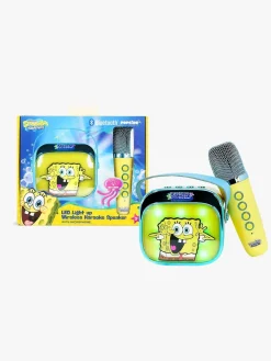 SvampeBob Firkant Popsing Karaokesæt med LED-lys