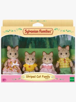 Sylvanian Families Figursæt Den Stribede Kattefamilie