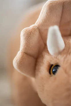 Teddykompaniet Dino Triceratops Bamse Stor, Abrikos