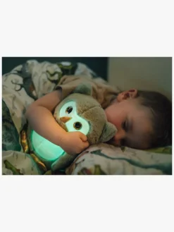 Teddykompaniet Selvlysende Ugle 22 Cm, Lyserød