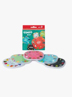 TIMIO Skivepakke 5-i-1 Tal & Farver 2-pak