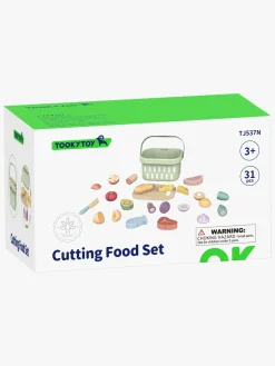 Tooky Toy Cutting Spisesæt, Grøn