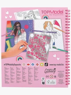 TOP Model Malebog med Pailletter
