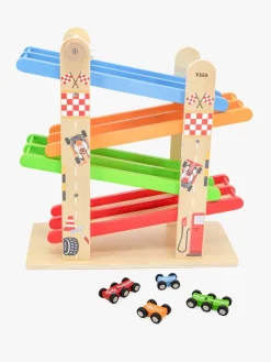 VIGA Dobbelt Rampe Racerbane med Biler