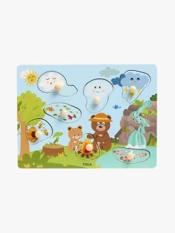 VIGA 4-i-1 Lydpuslespil