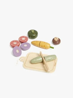 VIGA Legesæt med Grøntsager og Skærebræt