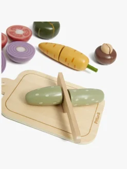 VIGA Legesæt med Grøntsager og Skærebræt